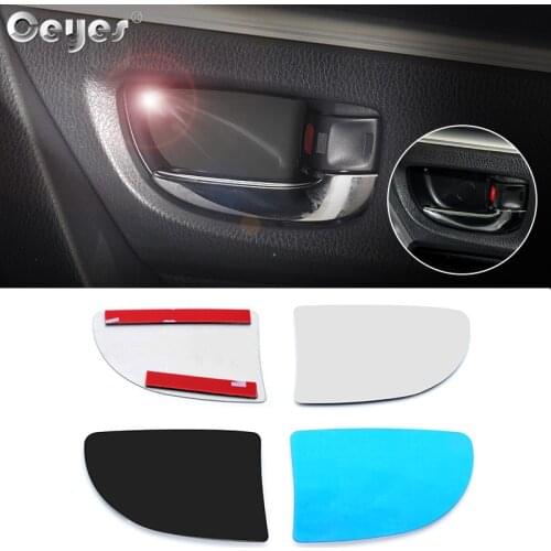 Ceyes 4pcs/lot Car Accessories For Toyota Corolla 2014 2015 2016 2017 2018 Car Door Bowl Handle Cover Trim Auto Stickers Styling