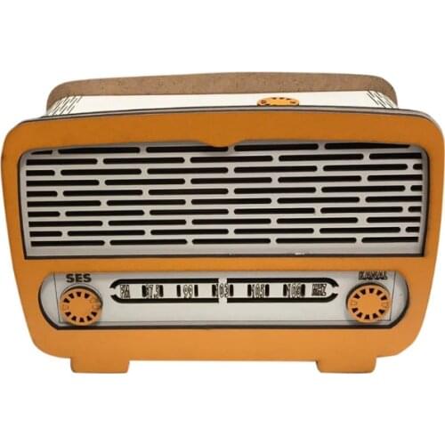 Wooden Radio Piggy Bank İs Made Of 3 mm Wood MDF Material Cheap Home Decoration Trend Decor Money Case 5 Color Options 2021 New