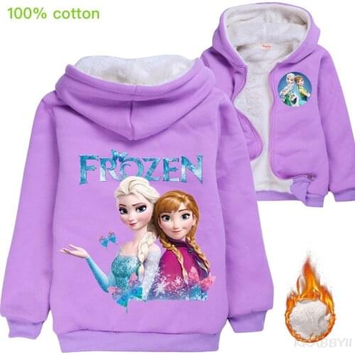 New Frozen Elsa Fashion Children Hoodies Boys Clothing Girls Sweatshirts warm Printed Playz Tops Kids Grinch Clothes