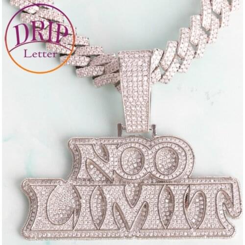 Custom Name Pendant for Men White Gold Plated Hip Hop Jewelry