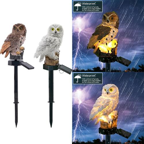 Hot Sell Owl Solar Light With Solar LED Outdoors Solar Light Solar Lamp Solar Garden Light Home Outdoor Yard Garden Solar Light