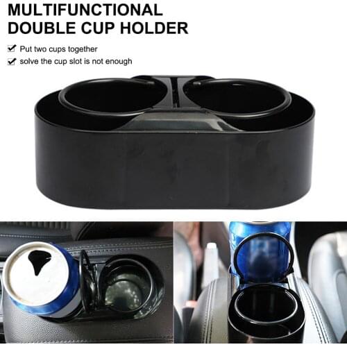 Multifunctional Car Cup Holder 2 In 1 Beverage Drink Stand Rack Water Bottle Coffee Tea Cup Holder Interior Car Accessories