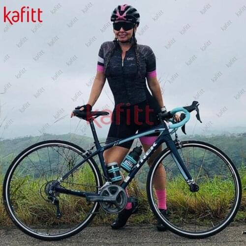 Kafitts new womens sweatshirt suit bretele ciclismo feminin cycling top summer new short-sleeved womens racing suit 2021