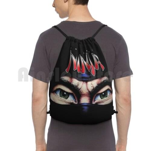 The Last Backpack Drawstring Bags Gym Bag Waterproof Video Games Pixelart Pixel Art Sprite Sprites Retro Classic Vintage