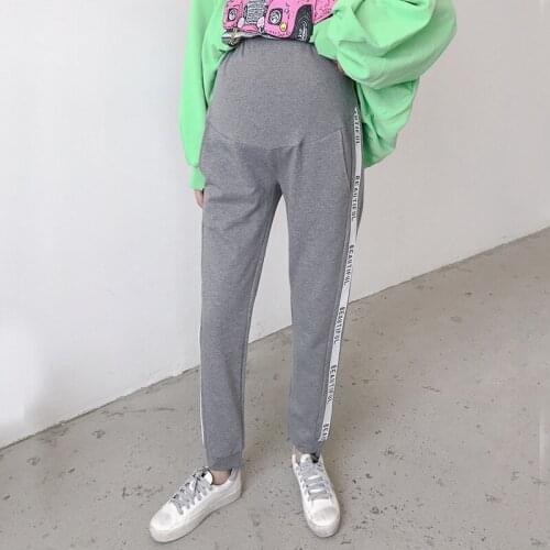 Pregnant Women Sexy Yoga Pants Adjustable Elastic Waist Sport Wear Pants Fitness Pants Workout Running Maternity Sport Trousers