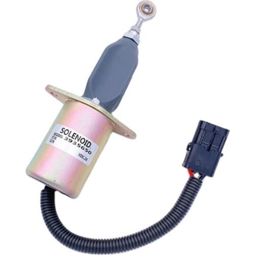 Excavator shutoff solenoid 24V 3935650 SA-4764-24 12V 3935649 stop solenoid