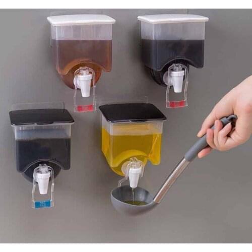 Stable Special Large-capacity Soy Sauce Jar Lightweight Liquid Tank Wall-mounted Cooker Tool