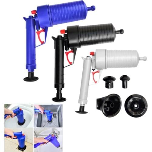 Air Pump Pressure Pipe Plunger Drain Cleaner Sewer Sinks Basin Pipeline Clogged Remover Bathroom Kitchen Toilet Cleaning Tools