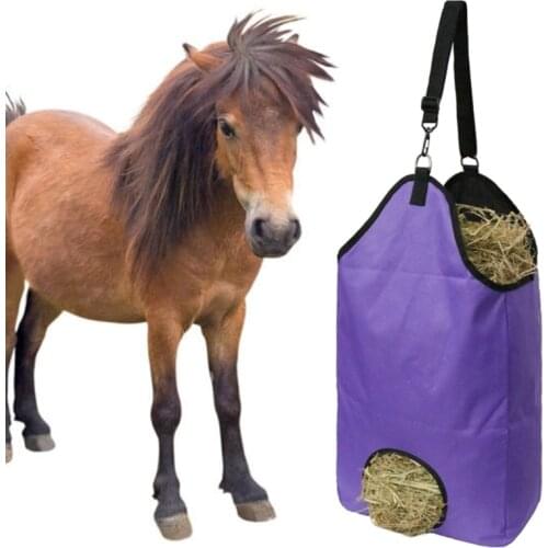 Outdoor Hay Storage Bags Horse Sheep Slow Feeding Hay Tote Bag Pet Hay Pouch Carry Bags for Horses Goat Alpacas Farm Animal