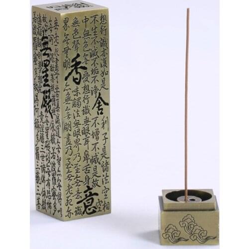 Hallway Dining Living Room Vertical Incense Burner Sandalwood Stick Holder Censer Trandition Handcrafts Home Ornaments Zen Z73