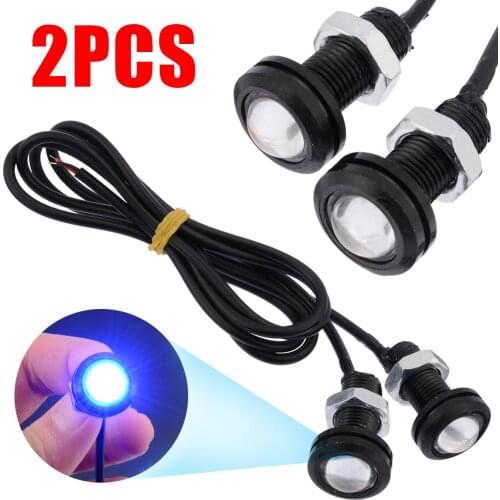 High Quality 2Pcs/Set 10W 12V Blue LED Boat Drain Plug Light Lamp 1/2" NPT For Marine Underwater Fish
