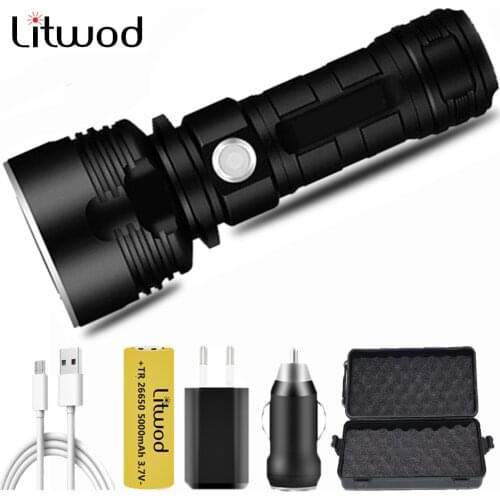 Z38 YB007 XHP70 Super Powerful LED Flashlight XM-L2 Tactical Torch USB Rechargeable Lamp Waterproof Lamp Ultra Bright Lantern