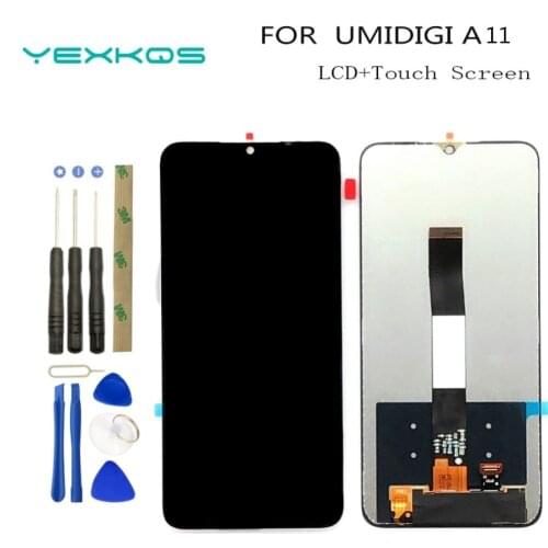 6.3"For Umidigi A11 LCD Display Touch Screen Glass Panel Digitizer Assembly 100% Tested For Umi UMIDIGI A 11 Smartphones Part