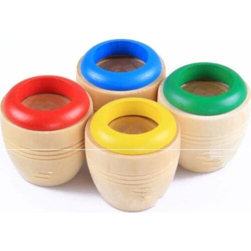 1PC Wood Bee-eye Interesting Effect Magic Kaleidoscope Explore Baby Kids Children Learning Educational Puzzle Wood Craft MQ 004