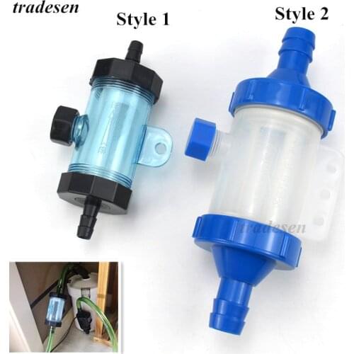 1Pcs 8 10 20 25 32mm Transparent Pagoda Hose Filter Garden Irrigation Fittings Aquarium Filter Fish Tank Soft Water Filter Cup