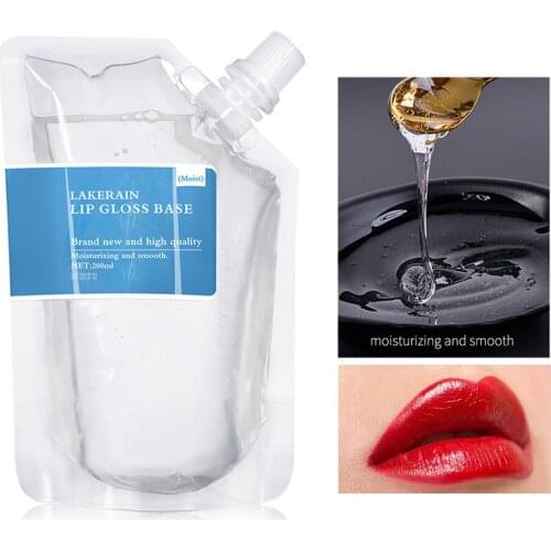 25/50/100ml Clear Lip Gloss Base Gel in Bulk DIY Moisturizing Lipstick Material Gel Handmade Lip Gloss Wholesale Lipgloss