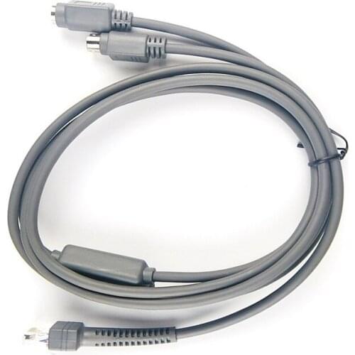 2pcs BarCode Scanner PS/2 Cable 2M(7feet) for Symbol LS2208AP LS1203 LS4208 LS4278 DS6707 DS6708,PS/2 Interface KB Cable