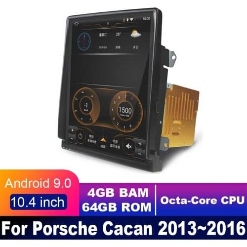 4G LTE 4GB+64GB Android display For Porsche macan 2013~2016 10.4" touch screen GPS Navigation car radio stereo