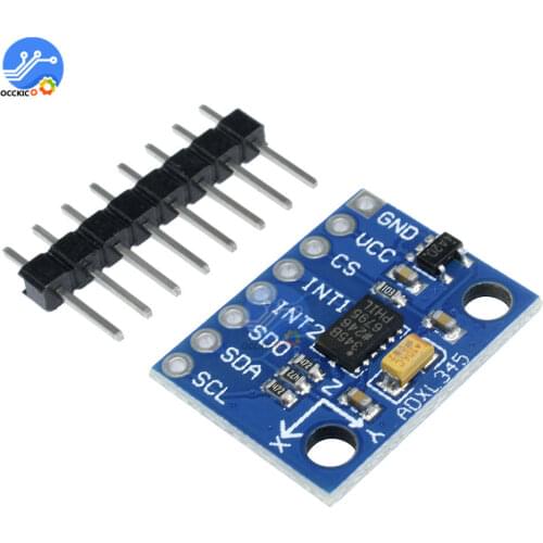 ADXL345 3-Axis Digital Acceleration of Gravity Tilt Module Triple-Axis Accelerometer (+-2g/4g/8g/16g) w/ I2C/SPI