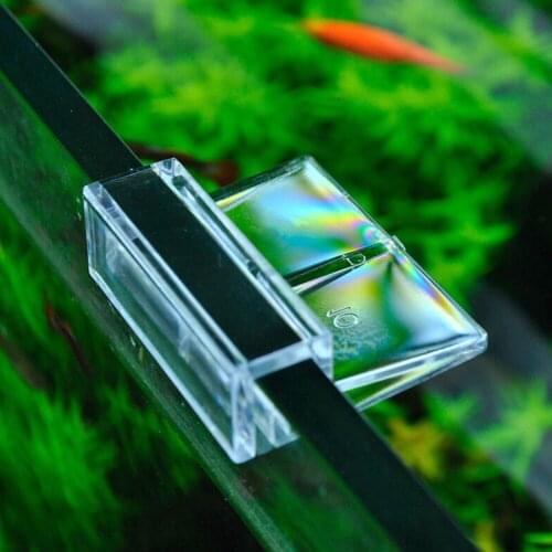 4Pcs/lot Aquatic Pet Parts Aquarium Accessories Fish Tank Acrylic Clip Glass Cover Support Holders 6/8/10/12mm AquariumsSupplies