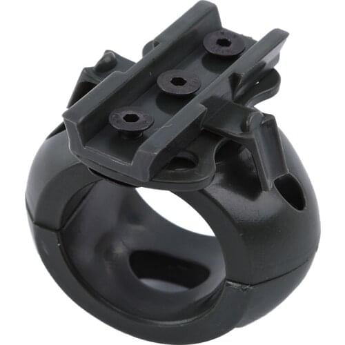 30mm Helmet Flashlight Holder Special Lighting Flashlight Support Helmet Clamp Outdoor Sports Supplies Cycling Headlight Stand