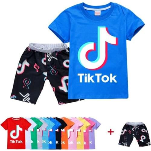 Kids Baby Boy Clothes Summer Letter Print Sets 2Pcs Short Sleeve T-Shirt+Shorts Child Boy Outfits Teenagers Tracksuits 2-16Year