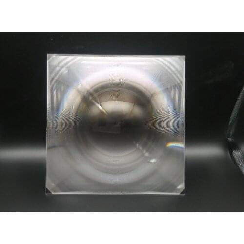 Square shape fresnel lens diameter 260*260mm 260x260mm and focal length 220mm 370mm