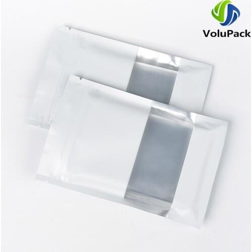Recyclable Smell Proof Plastic Packaging Bags Bath Salts Ziplock Pouches Eco Aluminum Foil Mylar Storage Bags With Clear Window