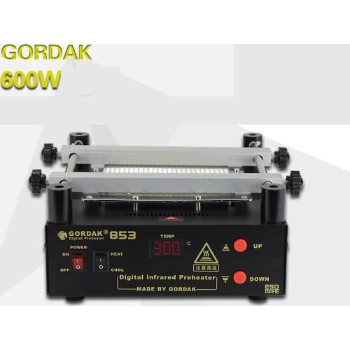GORDAK 853 High power ESD BGA rework station PCB preheat and desoldering IR preheating station