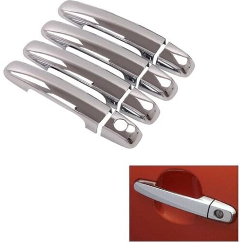 Car ABS Chrome Exterior Door Handle Cover Trim Sticker for Suzuki SX4 for S-CROSS Swift 2005-2010 Grand Vitara 2005-2012