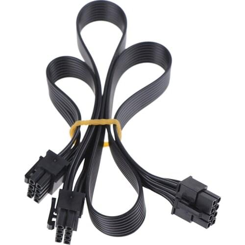 8Pin Male to Dual 8Pin(6+2) PCI-E Video Graphics Card GPU Power Cable For BTC