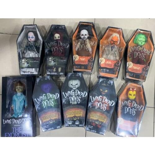 Living Dead Dolls The Exorcist Jack o Lantern Kiss of Death Kissing Booth Action Figure PVC Halloween Decorations Gift 25cm
