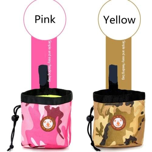 Fashion Portable Pet Dog Puppy Pouch Walking Food Treat Snack Bag Agility Bait Training Pockets Waist Storage Pet Accessory