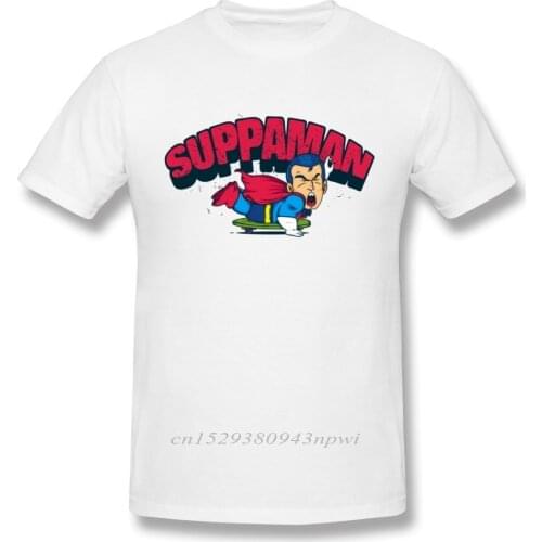 Cartoon Dr.Slump Arale Suppaman T shirt Fashionable Short Sleeve O-neck Homme Tee shirt Christmas Gift Tshirt Cotton Fabric