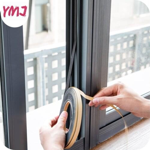 2M Soft Self-adhesive window sealing strip Gap Strip car door noise insulation Rubber dusting sealing tape Window Accessories