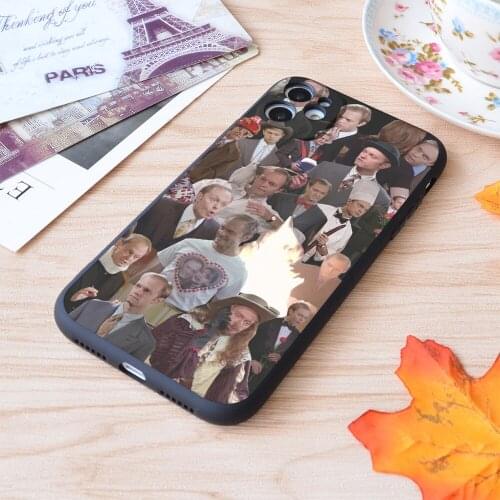 For iPhone Niles Crane Print Soft Matt Apple iPhone Case