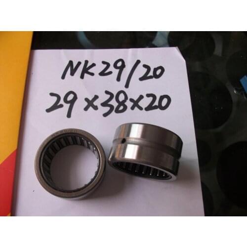 NK29/20 Heavy duty needle roller bearing Entity needle bearing without inner ring size 29*38*20mm