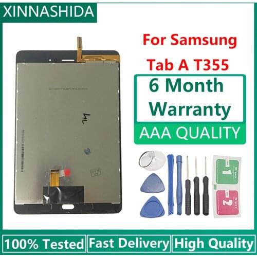 New LCD Display Touch Screen Digitizer Sensors Assembly Panel Replacement For Samsung Galaxy Tab A 8.0 T350 SM-T351 T355