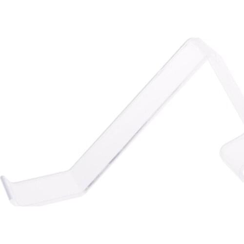 New Clear L- shape Acrylic Shoes Ract Holder Retail Shop Display Plastic Stand Shelf