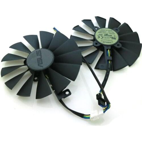 T129215BM T129215SM 12V 0.25A 95mm VGA Fan For ASUS GTX1080Ti GTX1070Ti GTX1050Ti RX580 RX570 RX470 Graphics Card Cooling Fan