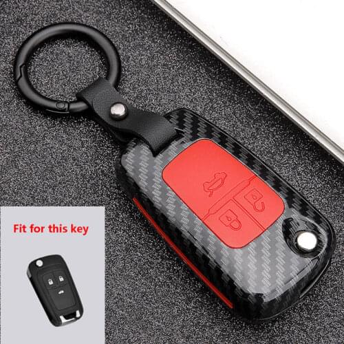 2019 ABS PC Carbon Fiber Silica Gel Car Key Protection Case For Buick for Chevrolet Cruze For OPEL VAUXHALL Insignia MOKKA BUICK