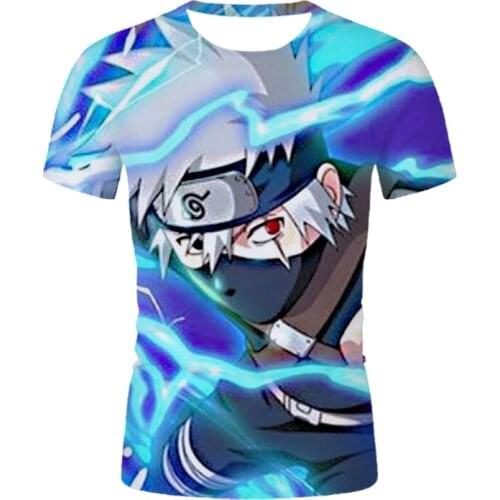 Anime movie character 3D shirt Unisex print graphic t-shirt Summer fashion cartoon theme cool short sleeve Plus size T shirt men