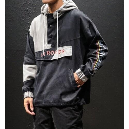 Мужские толстовки с воротником HANQIU China At AliExpress