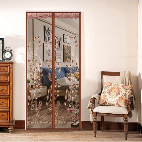 Hot Summer Anti Mosquito Insect Fly Bug Curtains Magnetic Net Mesh Automatic Closing Door Screen Kitchen Net Veil Protector