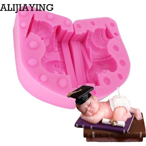 M1021 Sugarcraft doctor Baby Silicone mold fondant mold cake decorating tools chocolate gumpaste Soap candles mold