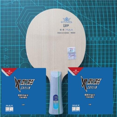 [Playa PingPong] Friendship 729 C5 C-5 Table Tennis Blade With two Ckylin rubber table tennis racket