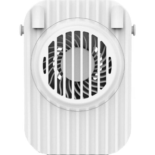 Hanging Neck Fan USB Charging Grid Hanging Neck Small Fan Retro Mini Handheld Silent Sports Portable Fan With Battery