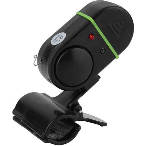 Battery Powered Sound-light Fishing Bait Alarm Waterproof Bell Fishing Fishing Night Alarm Clip For Daytime Electronic Z2E0