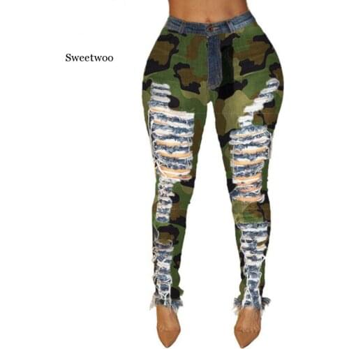 Женские камуфляжные брюки SWEETWOO China At AliExpress