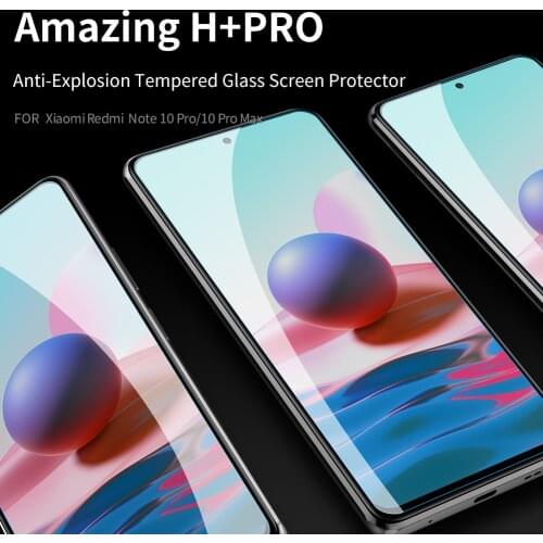 For Xiaomi Redmi Note 10 Pro Glass Screen Protector NILLKIN H+Pro Anti-Burst Redmi Note 10 Pro Max 10S 10 4G/5G Tempered Glass